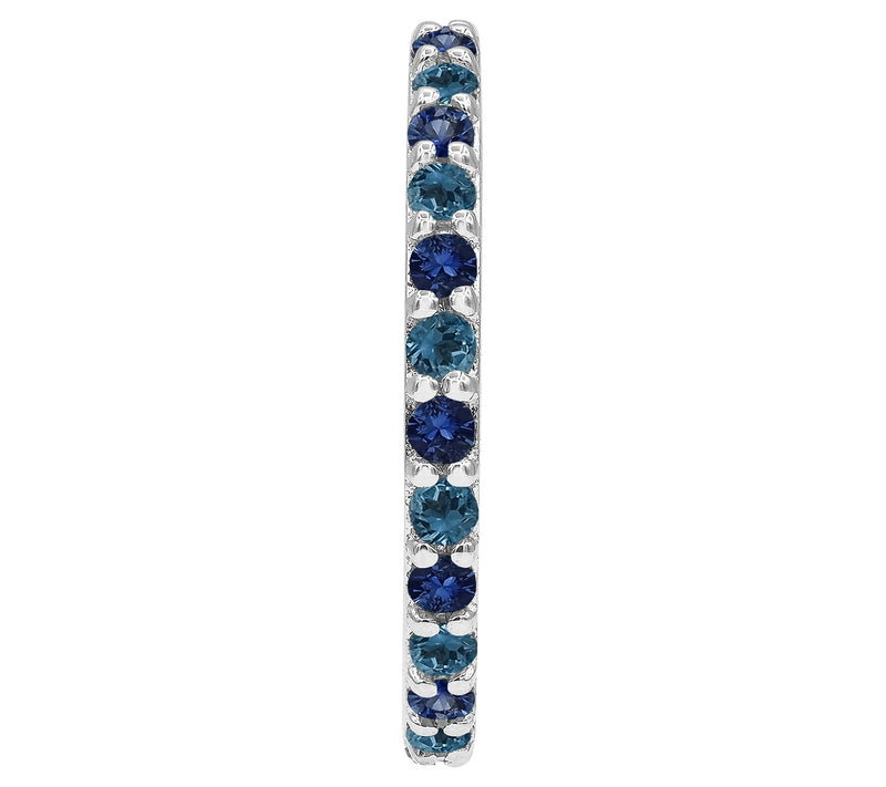 Affinity Gems Multi-Gemstone Band Ring, Sterling Silver — View 5