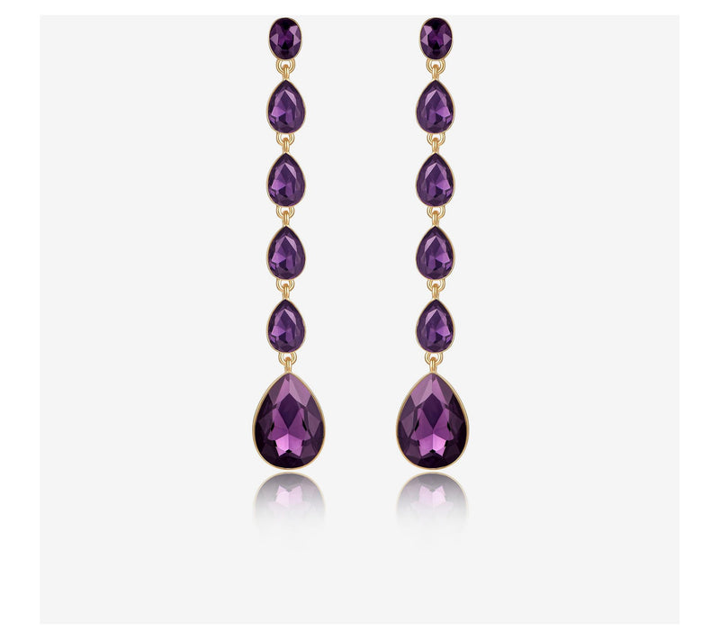 Ettika Crystal Drop Earrings — View 8