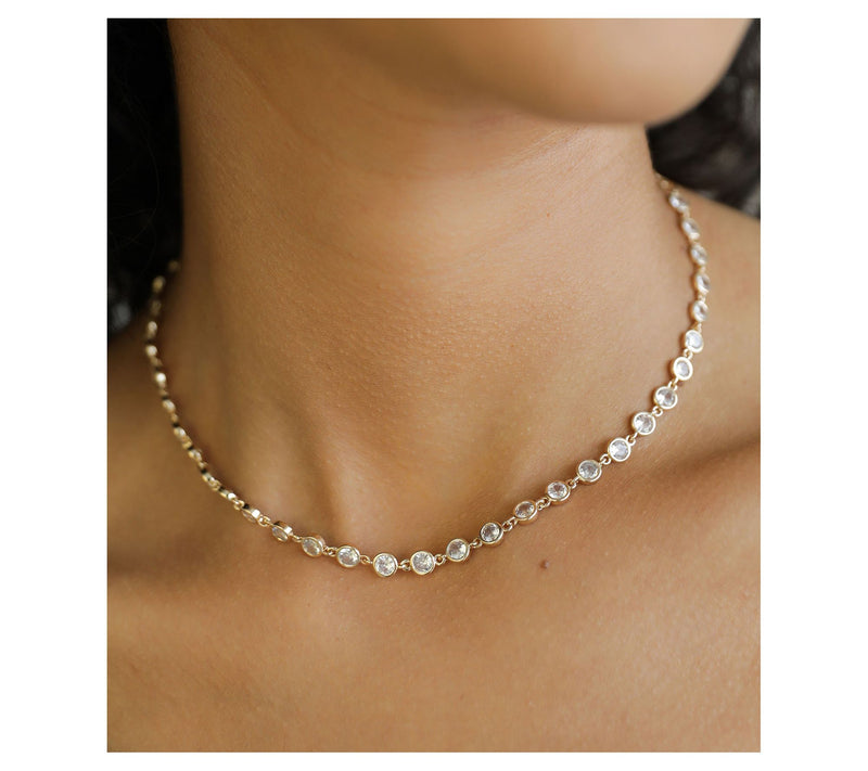 Ettika Round Station Link Necklace — View 10