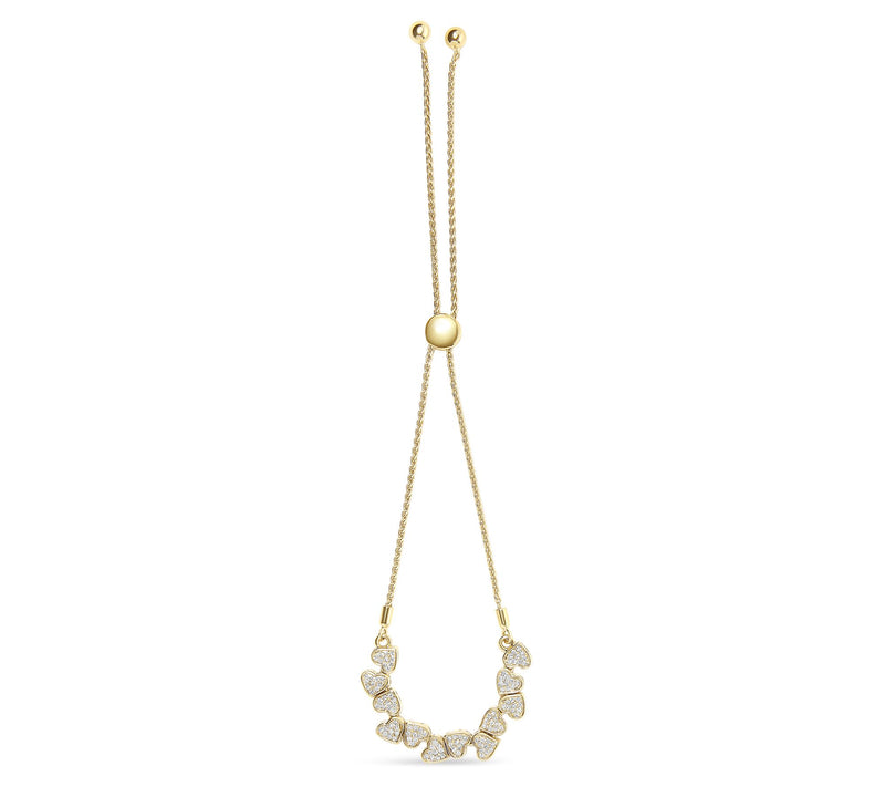 Haus of Brilliance Diamond Adjustable Bracelet,Sterling — View 4