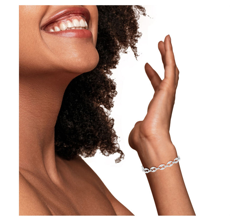 Haus of Brilliance 1.50 cttw Diamond Link Brace let, 14K Gold — View 6
