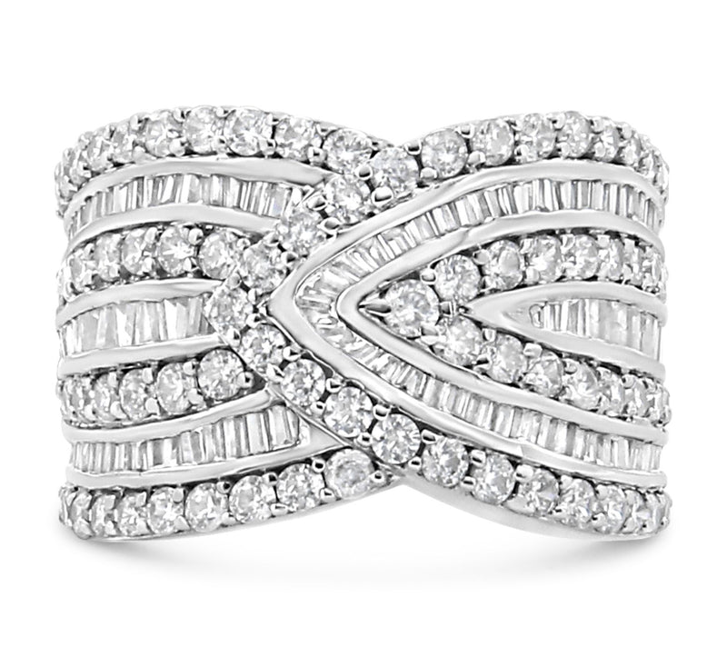 Haus of Brilliance 2.40 cttw Diamond Band R ingSterling — Main view
