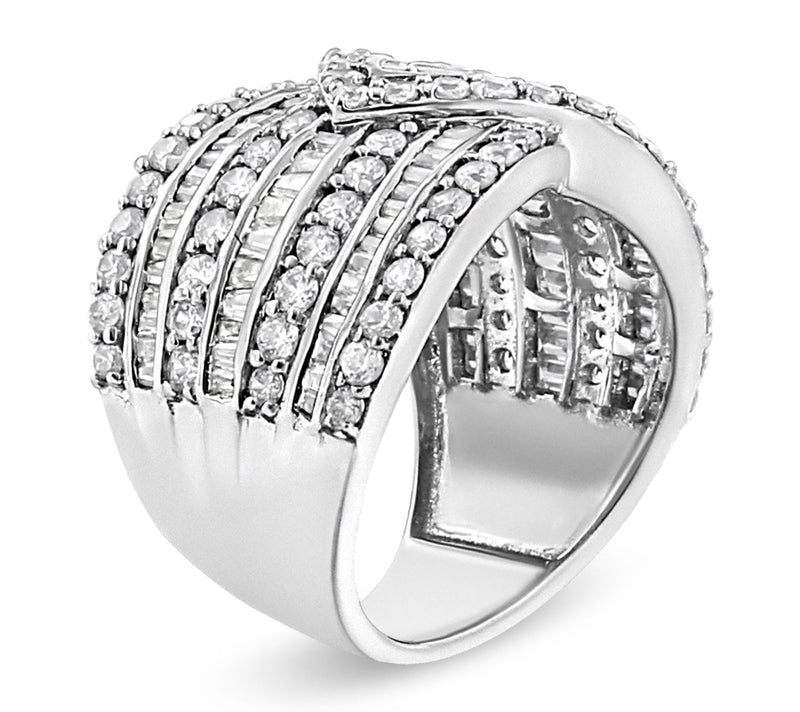 Haus of Brilliance 2.40 cttw Diamond Band R ingSterling — View 4