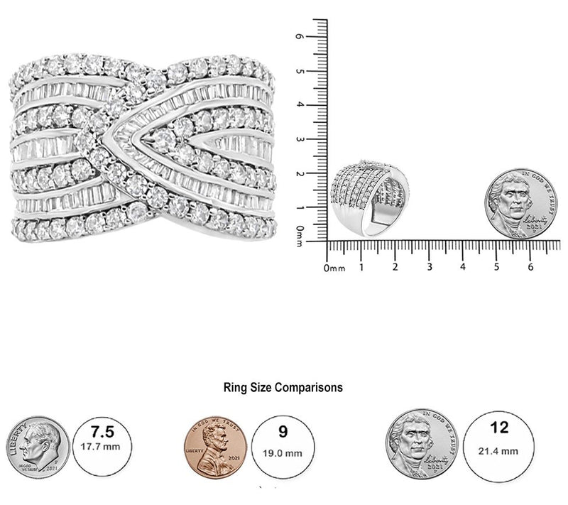Haus of Brilliance 2.40 cttw Diamond Band R ingSterling — View 7