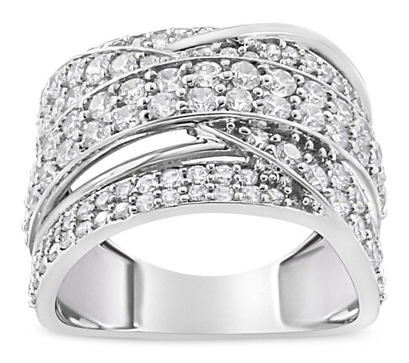 Haus of Brilliance 2.00 cttw Diamond Band Ring,Sterling — View 4