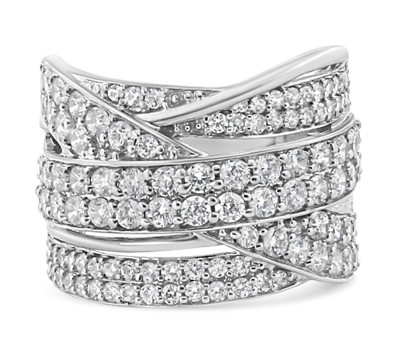 Haus of Brilliance 2.00 cttw Diamond Band Ring,Sterling — View 3