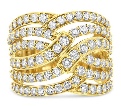 Haus of Brilliance 3.00 cttw Diamond Cocktail Ring, 10K Gold