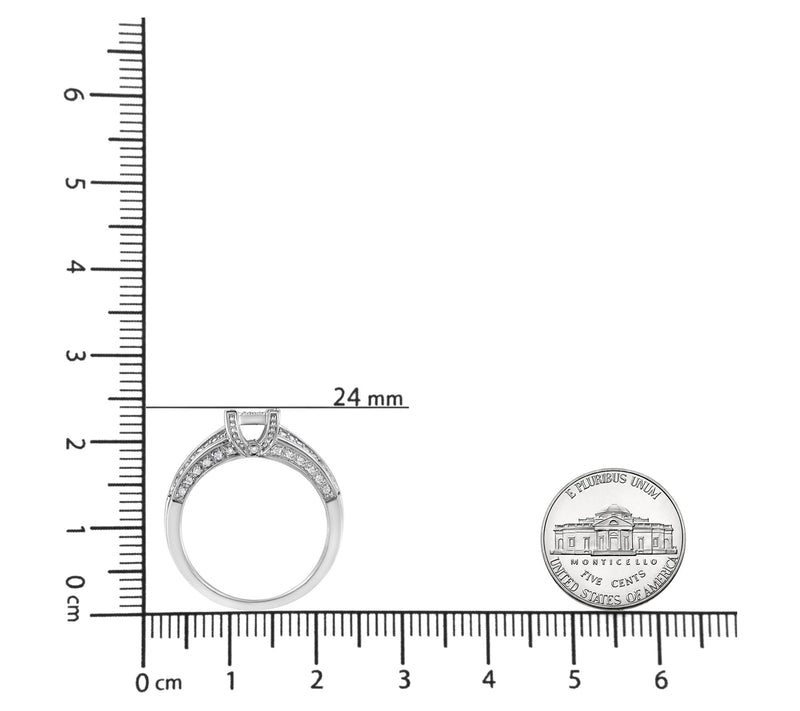 Haus of Brilliance 0.75 Cttw Diamond Ring Set, Sterling — View 8