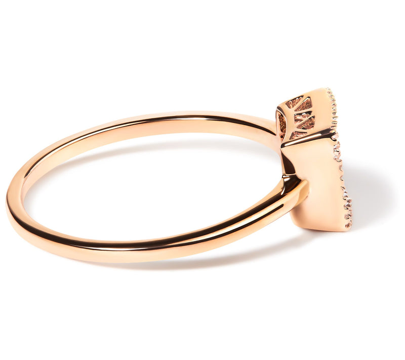 Haus of Brilliance 0.35 Cttw Diamond Ring, 10K Rose Gold — View 4