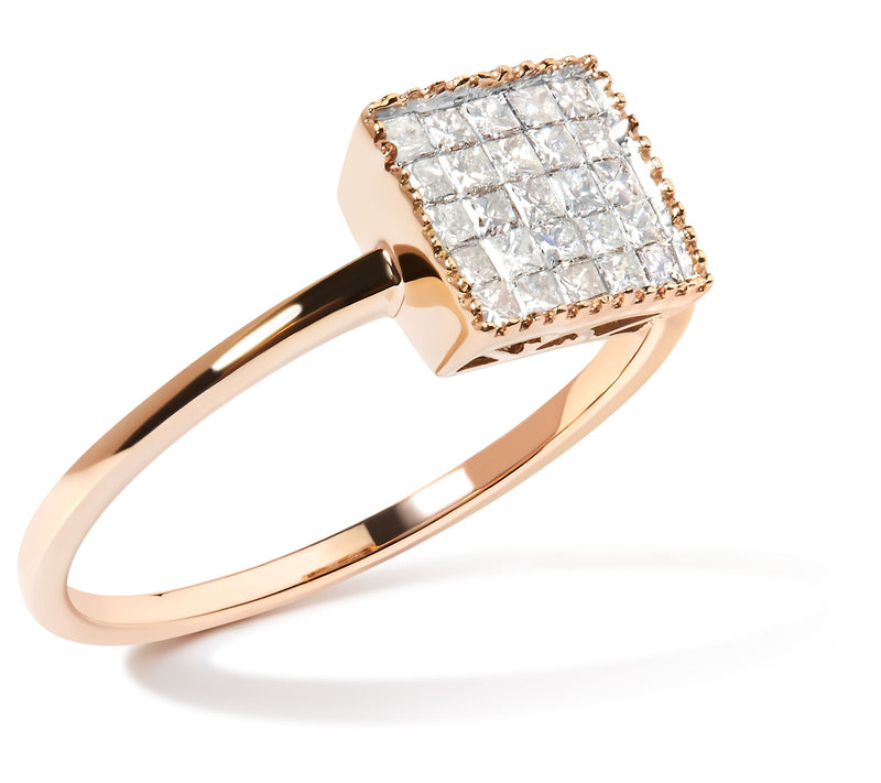 Haus of Brilliance 0.35 Cttw Diamond Ring, 10K Rose Gold — View 5