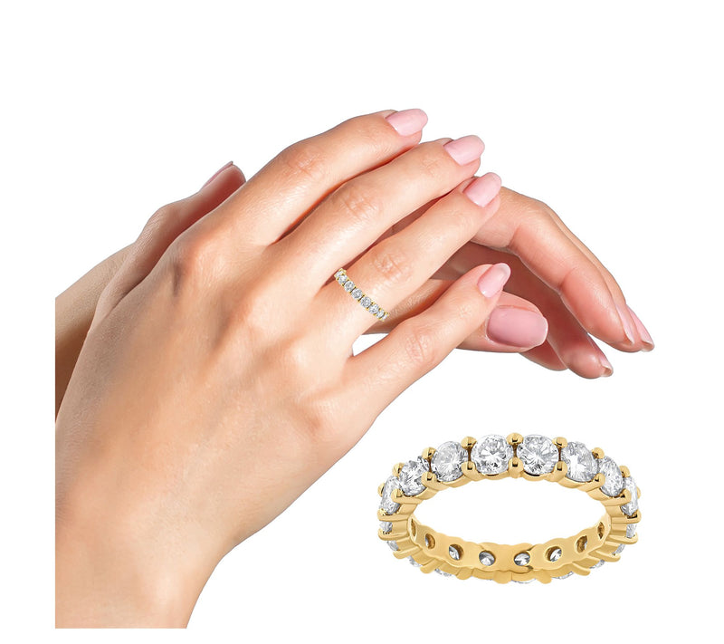 Haus of Brilliance 3.00 cttw Diamond Band Ring,14K Gold — View 7