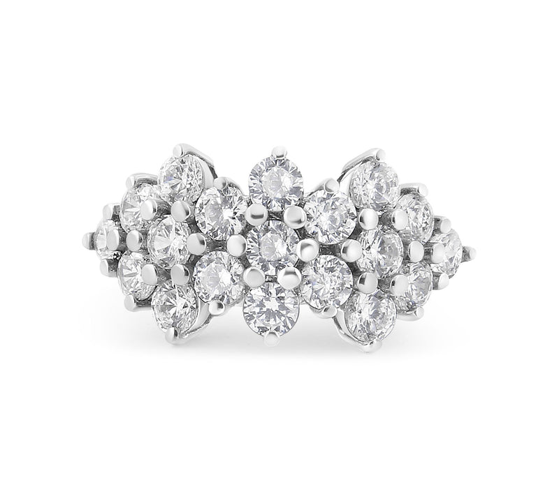 Haus of Brilliance 4.00 cttw Diamond Ring, 14KWhite Gold — View 4