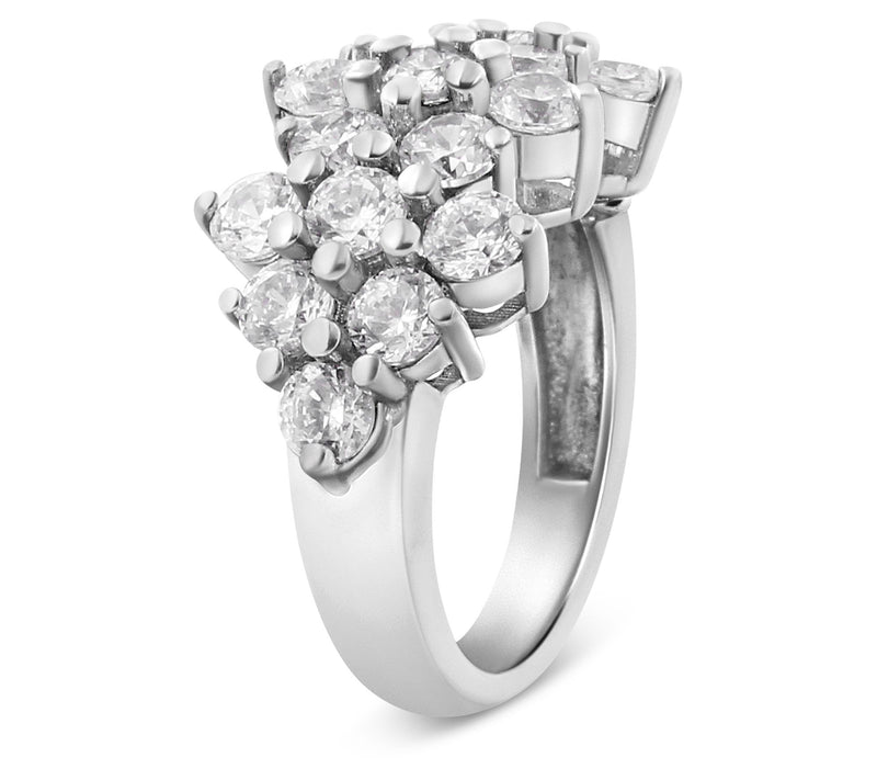 Haus of Brilliance 4.00 cttw Diamond Ring, 14KWhite Gold — View 5