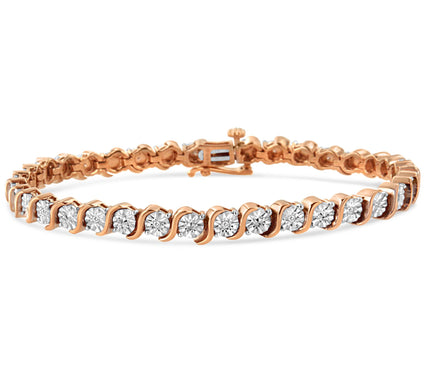 Haus of Brilliance Diamond Accent Tennis Bracelet, Sterling