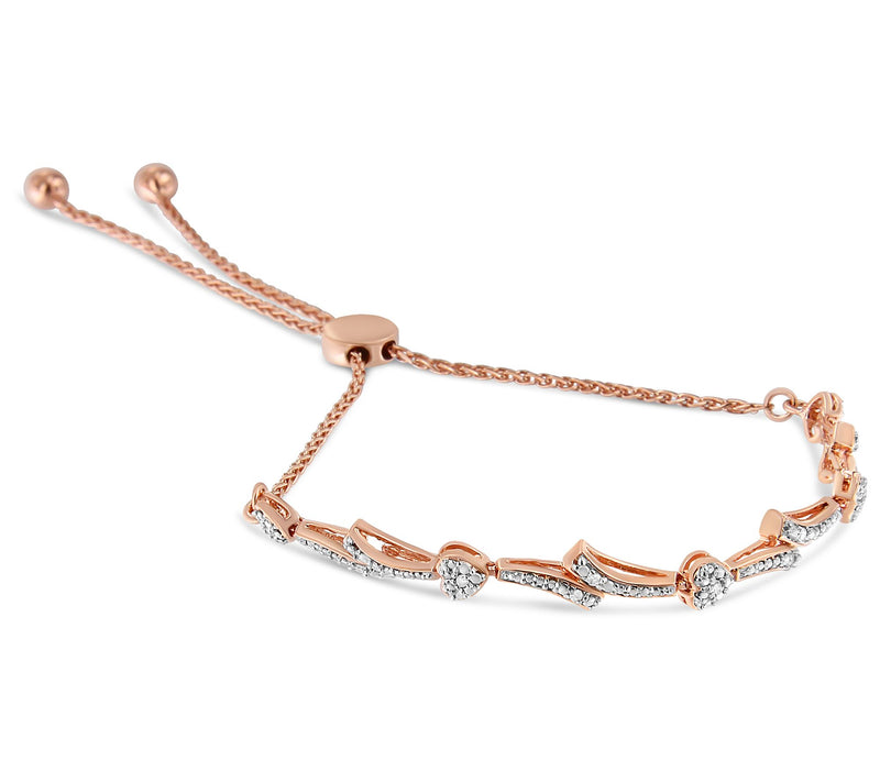 Haus of Brilliance Diamond Station Bracelet, Sterling Silver — View 3