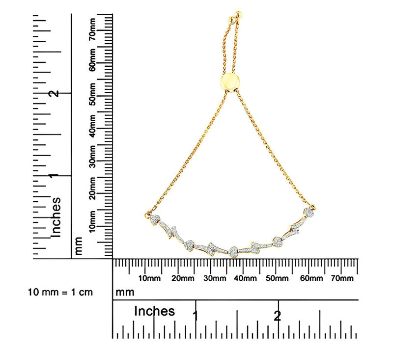 Haus of Brilliance Diamond Station Bracelet, Sterling Silver — View 12