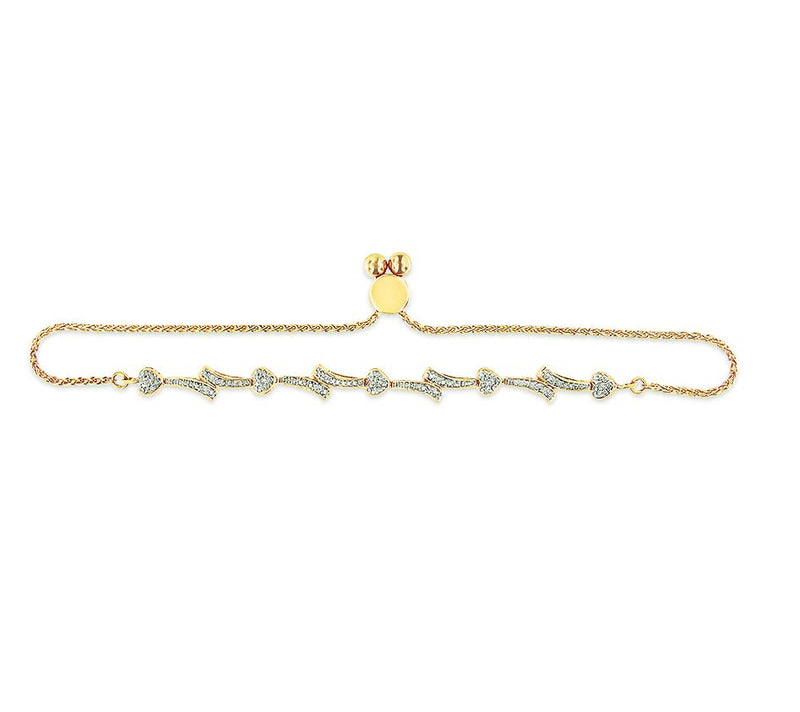 Haus of Brilliance Diamond Station Bracelet, Sterling Silver — View 10