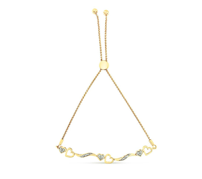 Haus of Brilliance Diamond Station Bracelet, Sterling Silver — View 9