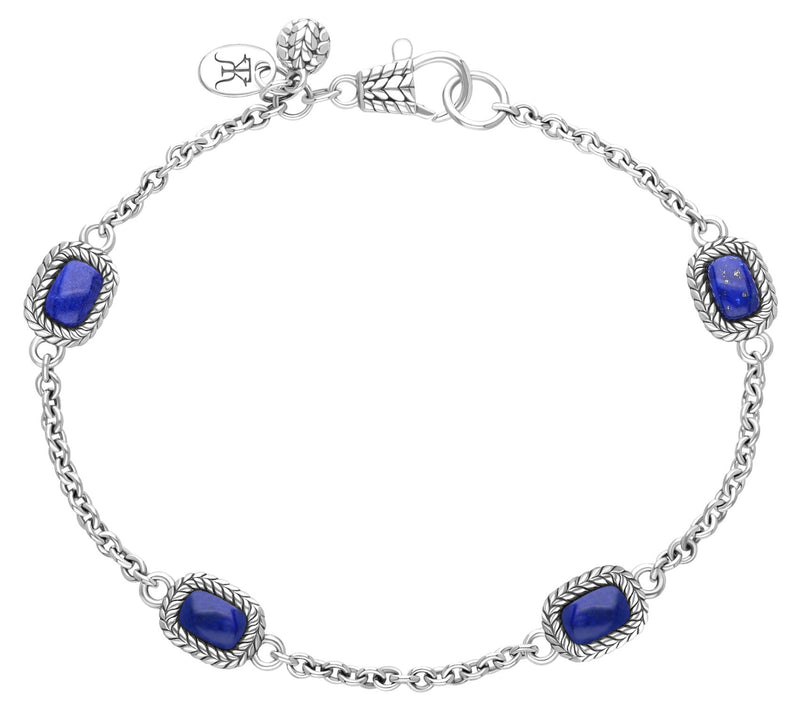 Tiffany Kay Studio Sterling Silver Lapis Station Bracelet — Main view