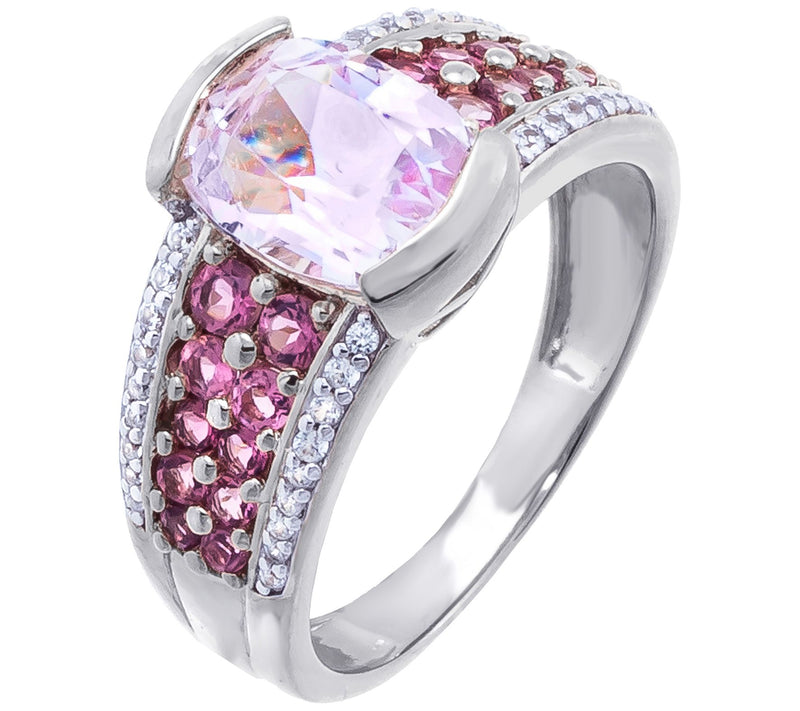 Affinity Gems Multi-Gemstone Cocktail Ring, Sterling — View 8