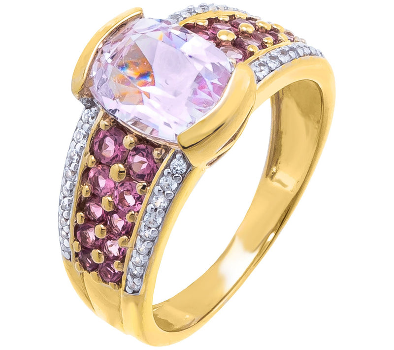 Affinity Gems Multi-Gemstone Cocktail Ring, Sterling — View 9