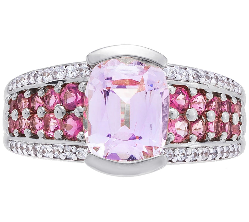 Affinity Gems Multi-Gemstone Cocktail Ring, Sterling — View 2