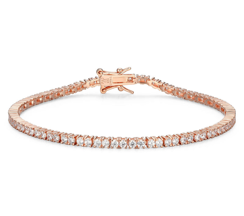 Diamonique 4.85 cttw Tennis Bracelet, Sterling Silver — View 3