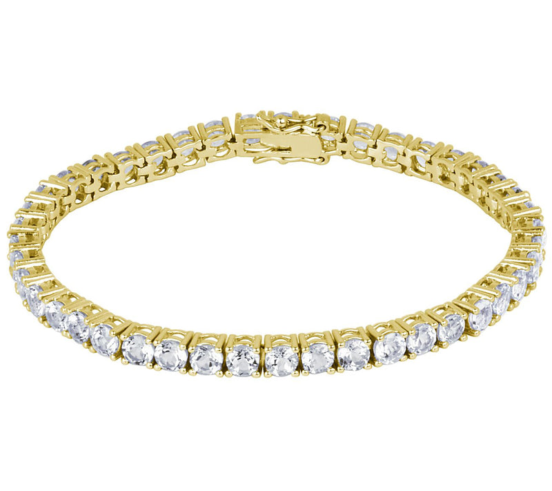 Diamonique 17.80 cttw Tennis Bracelet, Sterling Silver — View 7