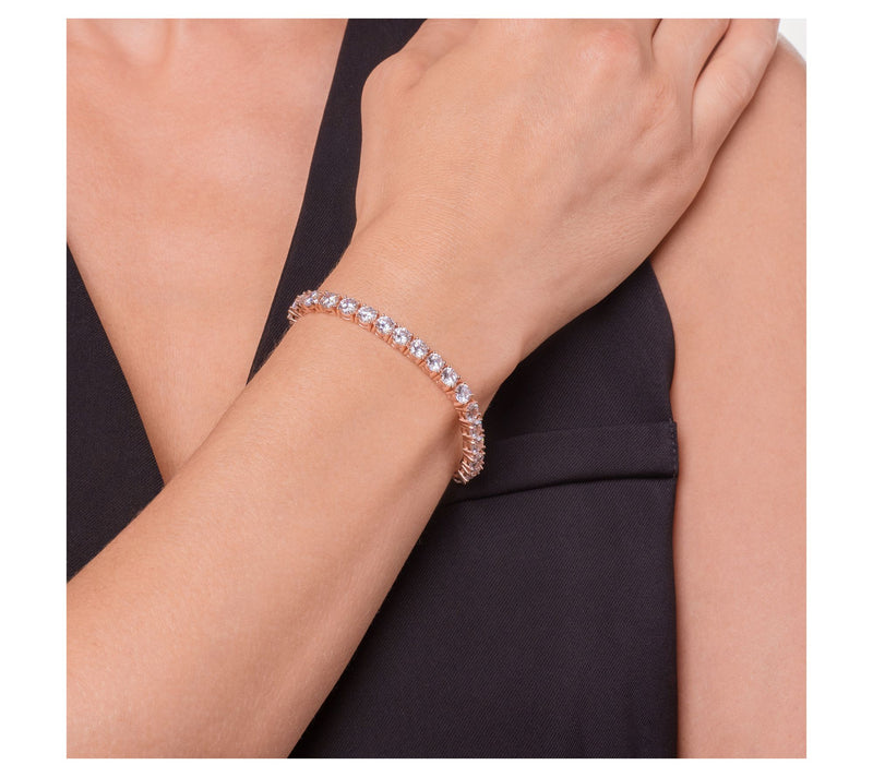 Diamonique 29.50 cttw Tennis Bracelet, Sterling Silver — View 11