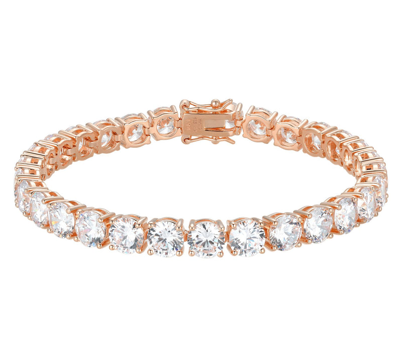 Diamonique 39.15 cttw Tennis Bracelet, Sterling Silver — View 3