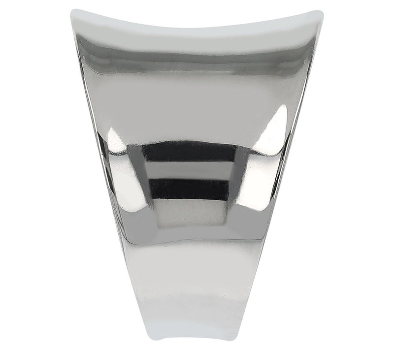 UltraFine Silver Polished Saddle Ring — View 2