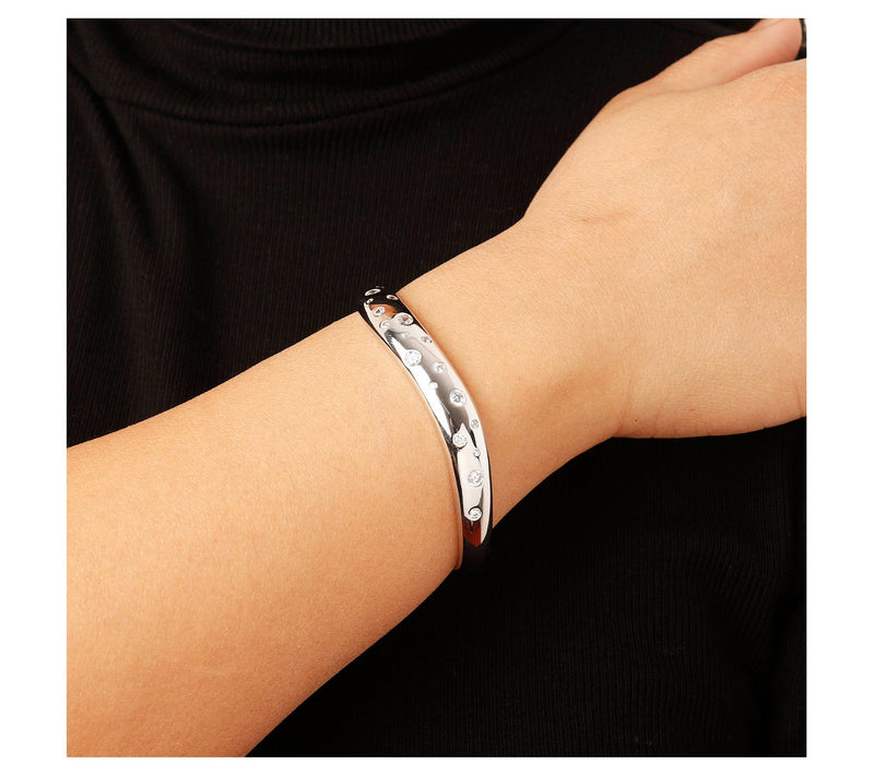 Louis Dell'Olio Diamonique 1.00 cttw CelestialCuff, Sterling — View 3