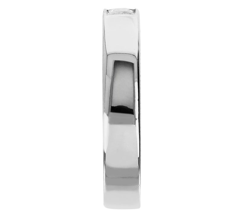Diamonique Italia Baguette Stackable Band Ring, Sterling — View 10