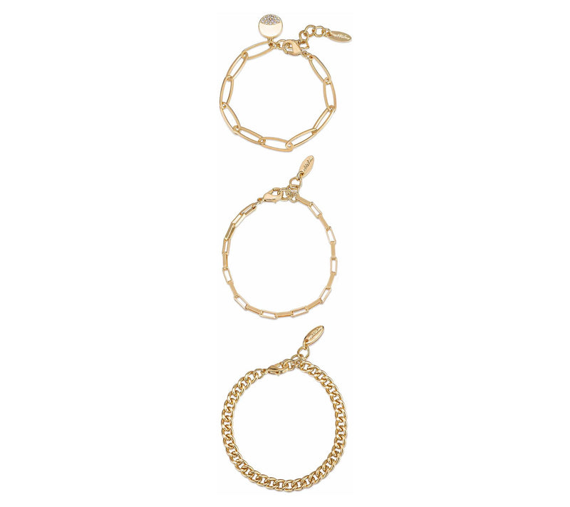 Ettika The Power of Three Bracelet Set — Main view