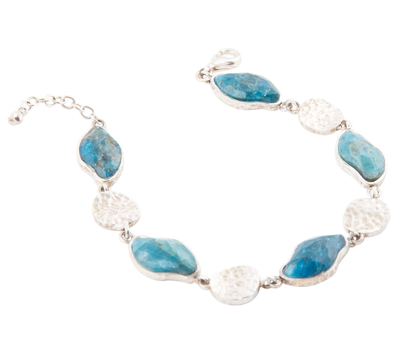Barse Artisan Crafted Sterling Luna Apatite Bracelet — View 5
