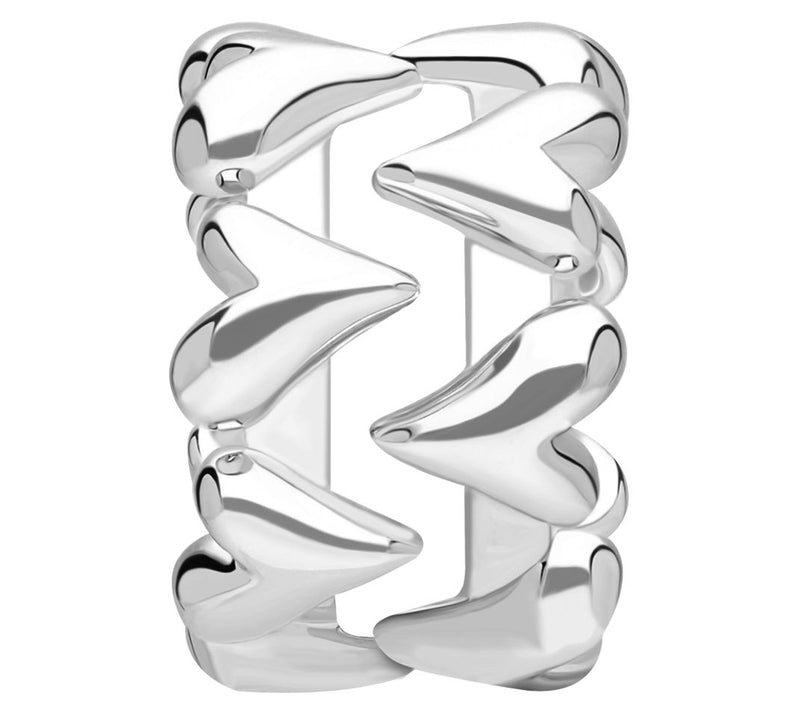Margo Manhattan Sterling Silver Kissing Ring Set — View 3