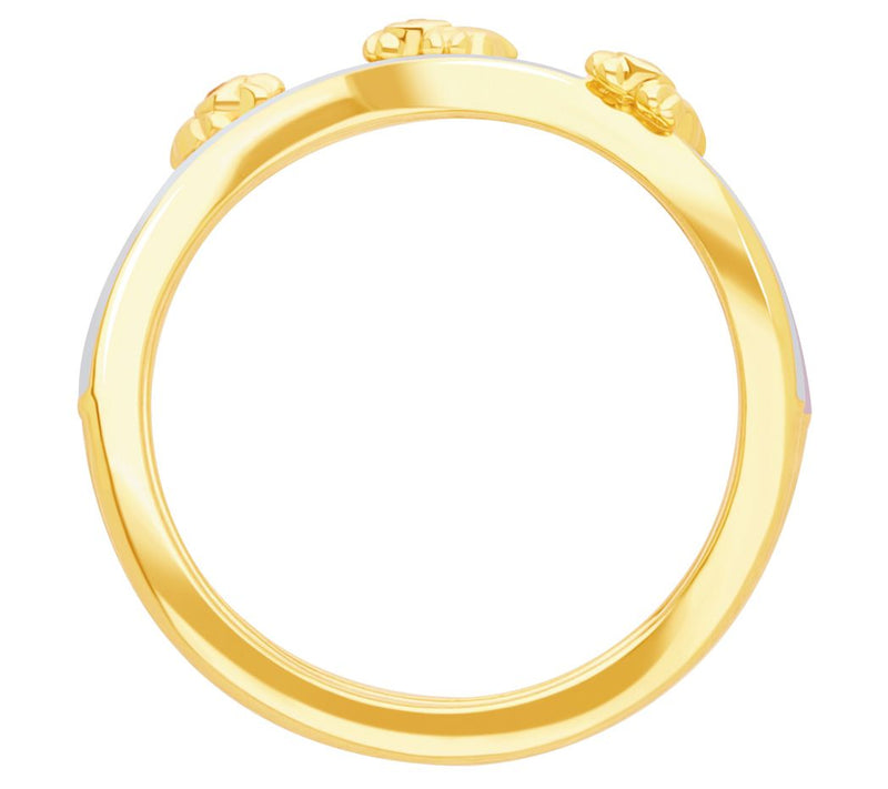 Goddaughters 14K Gold Clad Multi-Gemstone Butterfly Ring — View 6