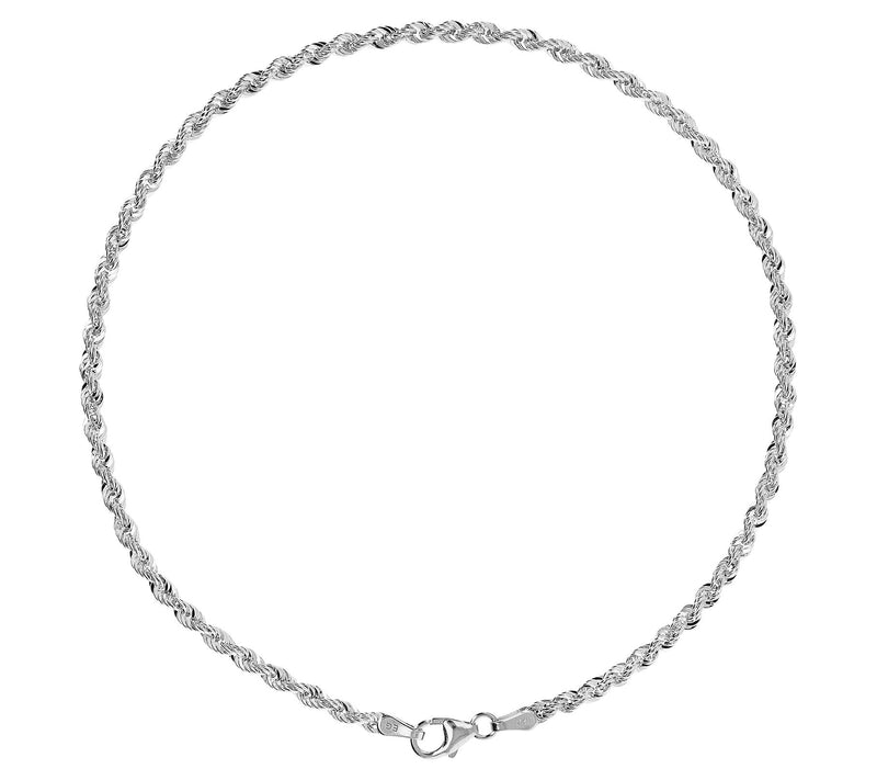 EternaGold 10" Rope Chain Anklet, 14K, 1.8g — View 6