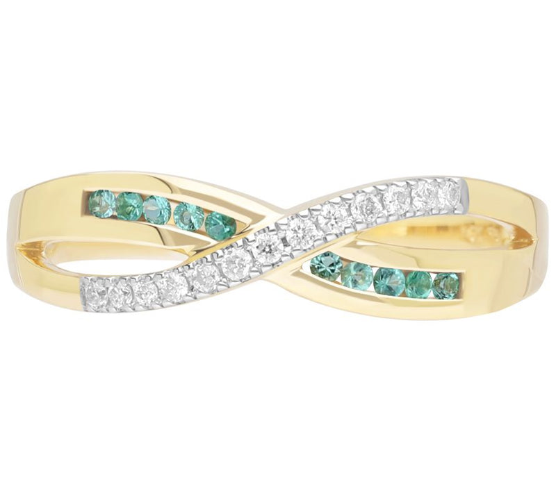 Ariva 14K Gold Gemstone & Diamond Camilla Ring — View 10