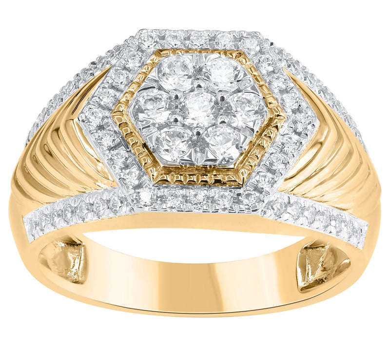 Affinity Diamonds Men's 1.00 cttw Ring, 14K Gold — Main view