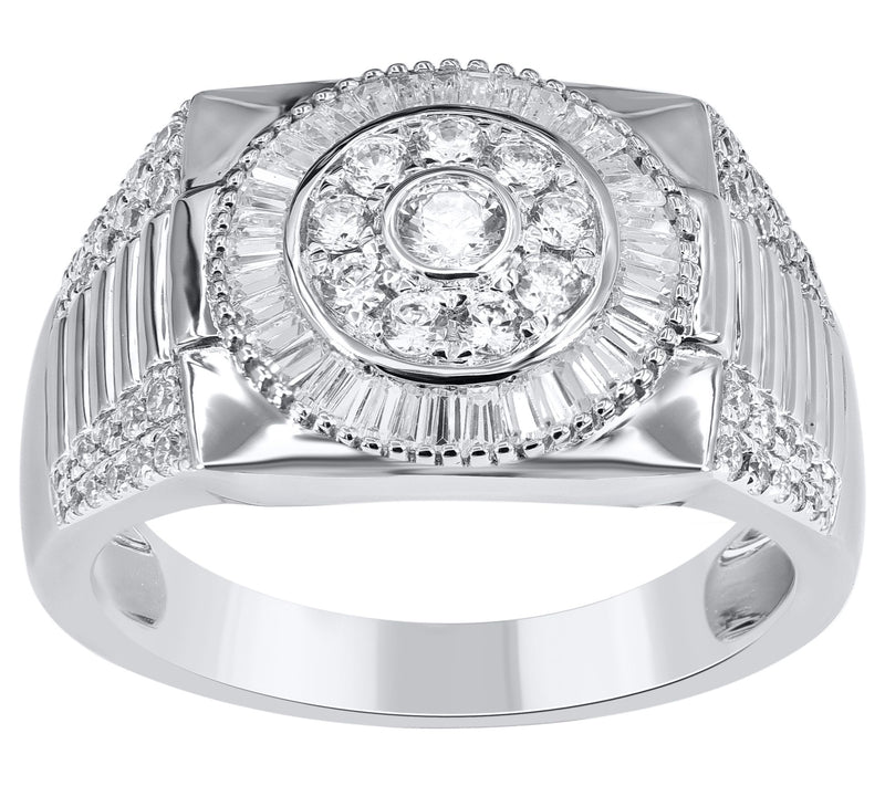 Affinity Diamonds Men's 1.00 cttw Ring, 14K White Gold — Main view