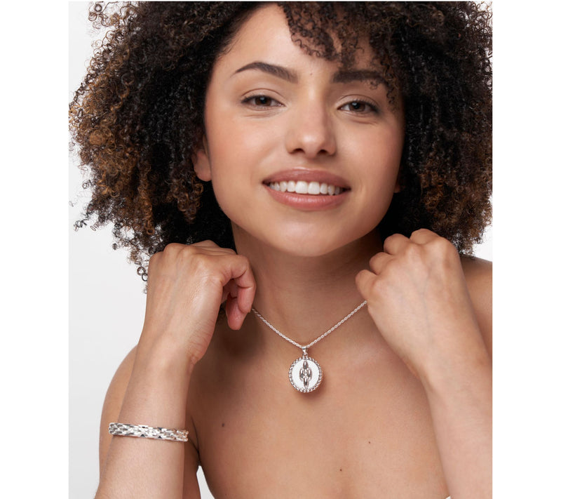 Sophie Blake Marta Pendant with Adjustable Chain, Sterling Silver, 25.50g — View 9