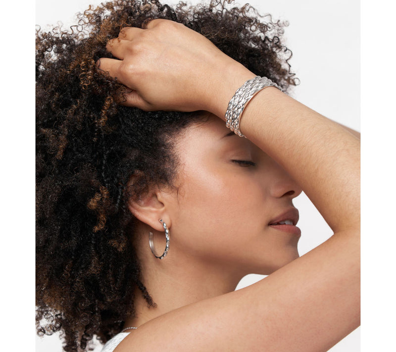 Sophie Blake Selena 1.5" Hoops, Sterling Or 14K Plated 13.27g — View 9