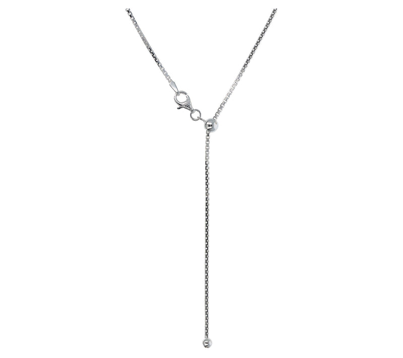 UltraFine 26" Adjustable Box Chain Necklace, 7.6g — View 6