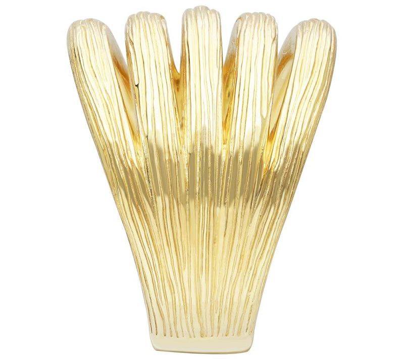 Ariva Silver 18K Clad Silk Open Band Ring — View 2