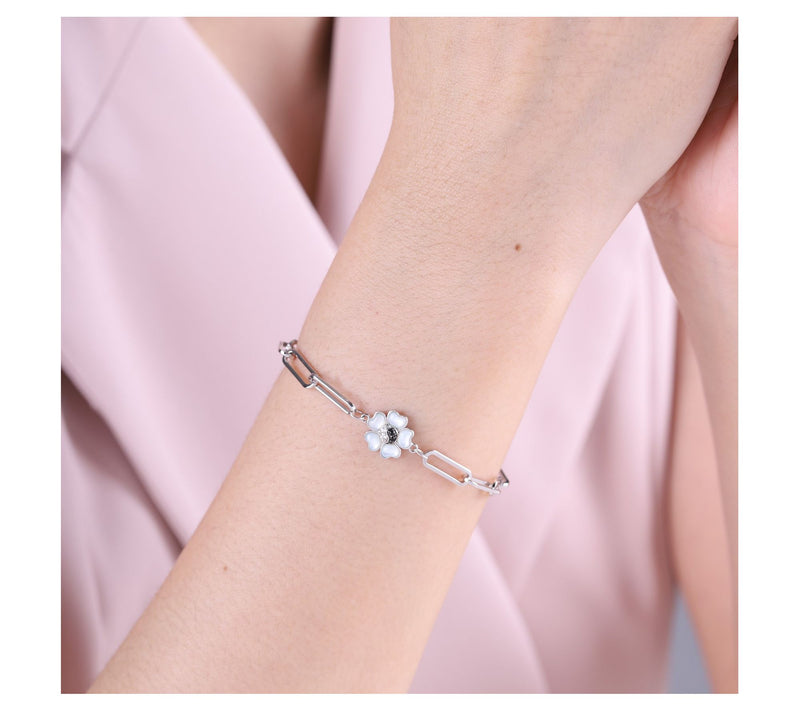 Goddaughters Sterling Silver Multi-Gemstone YinYang Bracelet — View 5