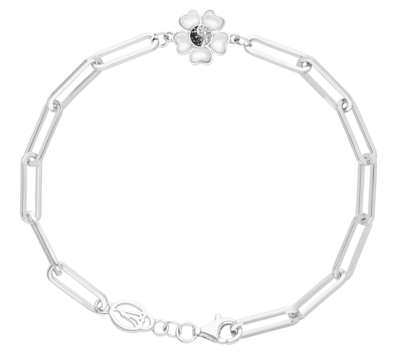 Goddaughters Sterling Silver Multi-Gemstone YinYang Bracelet — View 2