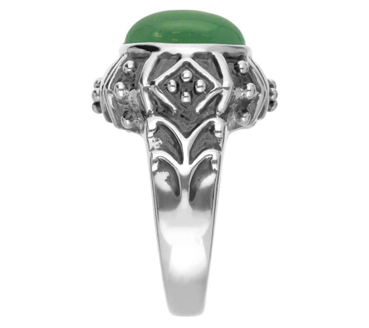 Elyse Ryan Sterling Silver Aventurine Ring — View 3