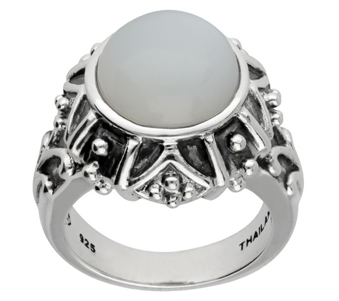 Elyse Ryan Sterling Silver Moonstone Ring — Main view
