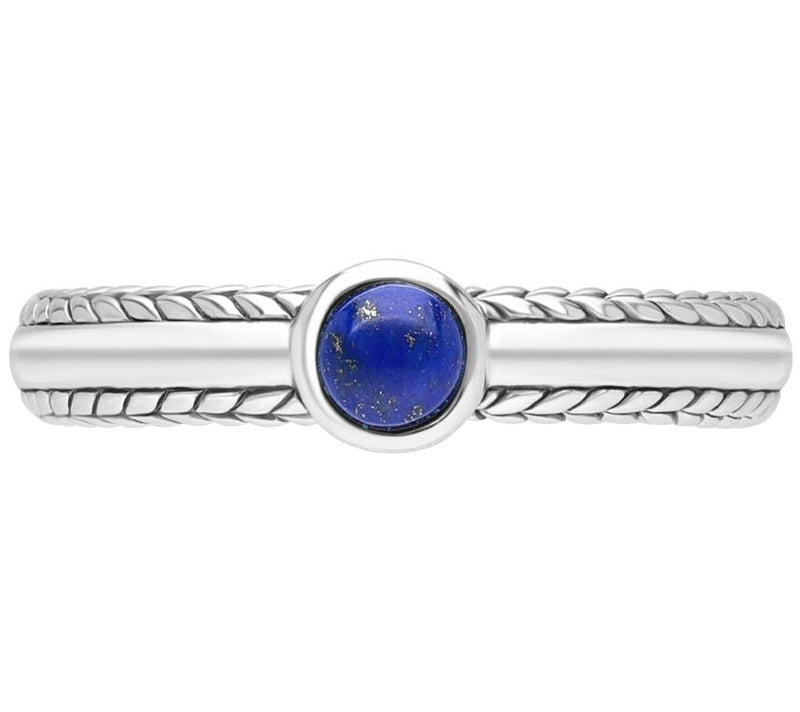 Tiffany Kay Silver Gemstone Stackable Ring Set — View 5